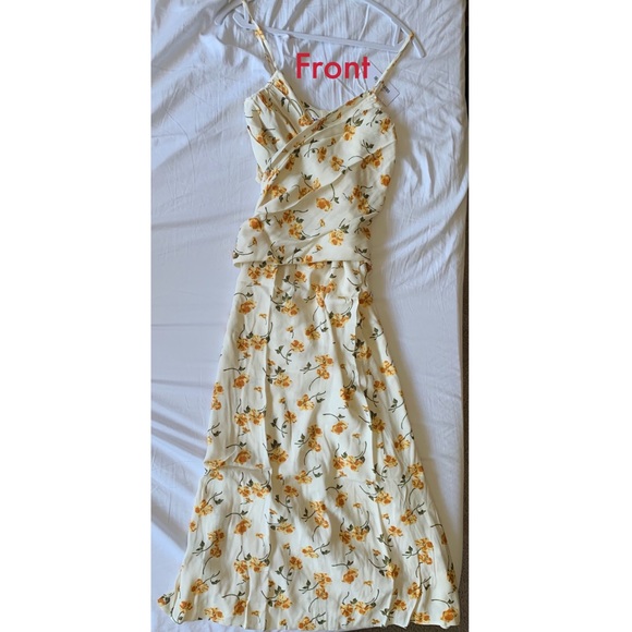 NIB Reformation Horizon Dress in Limonada, size 0 - Picture 4 of 7